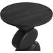 Paplo 21 X 19 inch Black End Table